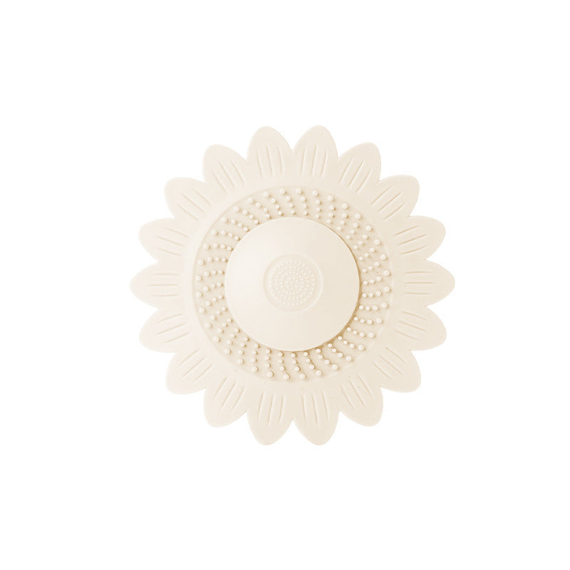 🌻4PCS-Sunflower Silicone Drain Cover| Hair Catcher & Anti-odor Stopper