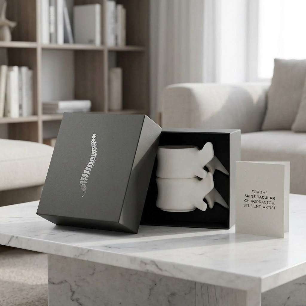 🦴 Spine Vertebra Ceramic Mug | Unique Anatomy Coffee Cup