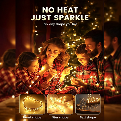 🎅 Christmas Decor String Lights – Waterproof Remote Control LED Fairy Lights for Xmas Tree & Home