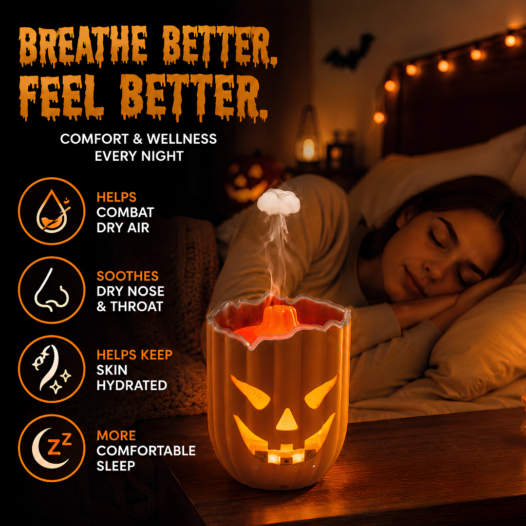 🎃💧 Halloween Pumpkin Aroma Diffuser