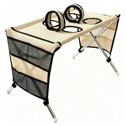 🐾 2-in-1 Foldable Pet Grooming Table – Suspension Hammock & Stable Bath Station