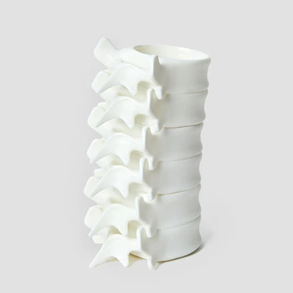 🦴 Spine Vertebra Ceramic Mug | Unique Anatomy Coffee Cup