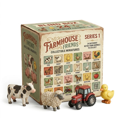 🐄Farmhouse Friends Collectible Miniatures Blind Box