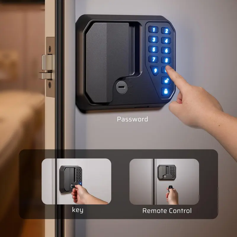 🚪Smart RV Door Lock——Keyless entry, supporting 100-foot Bluetooth app access, fingerprint recognition, remote control, and physical keys.