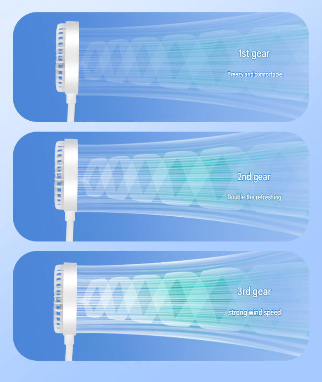 🌬️Magnetic Phone Back Mini Fan | Rechargeable Flexible Gooseneck Portable Fan