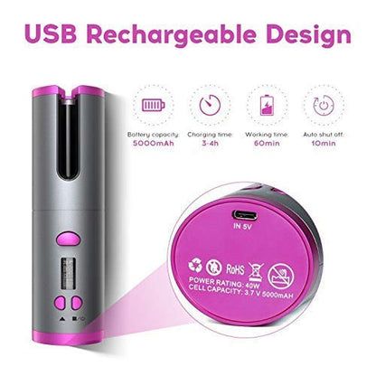 Automatic Cordless Hair Curler