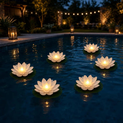 🪷Floating Lotus Lights