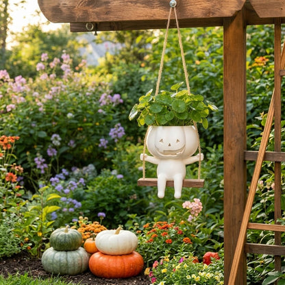 🎃Swing Pumpkin Hanging Planter Pot