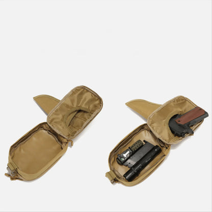 Multifunctional Concealed Carry Hip Bag with Rapid-Access Holster