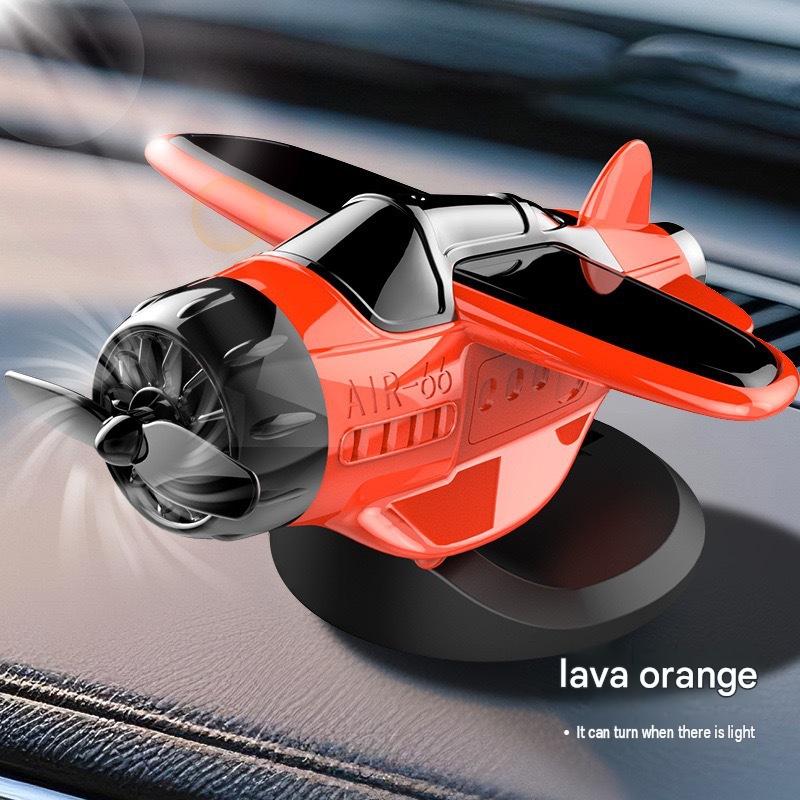 🔥Solar powered airplane shaped car ornaments