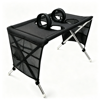 🐾 2-in-1 Foldable Pet Grooming Table – Suspension Hammock & Stable Bath Station
