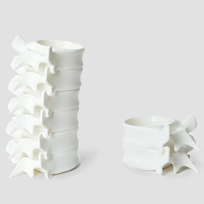 🦴 Spine Vertebra Ceramic Mug | Unique Anatomy Coffee Cup