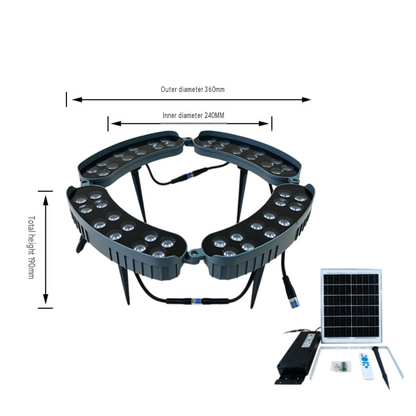🌳Ring-Shaped Solar Tree Lights - Weatherproof Outdoor Spotlights Ideal for Trees,Pillars, and Gardens