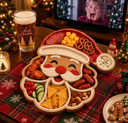 ⏳ Last Day 49% OFF – 🎄Christmas Character Snack Serving Tray | 11 Festive Divided Designs for Crackers, Cheese, Fruit, Candy & Holiday Treats 🍿