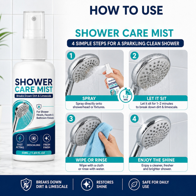 🧼 Shower Care Mist Bathroom Cleaning Spray