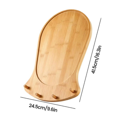 🌟Stand Mixer Sliding Tray | Wooden Mover Board with Attachment Storage Pegs