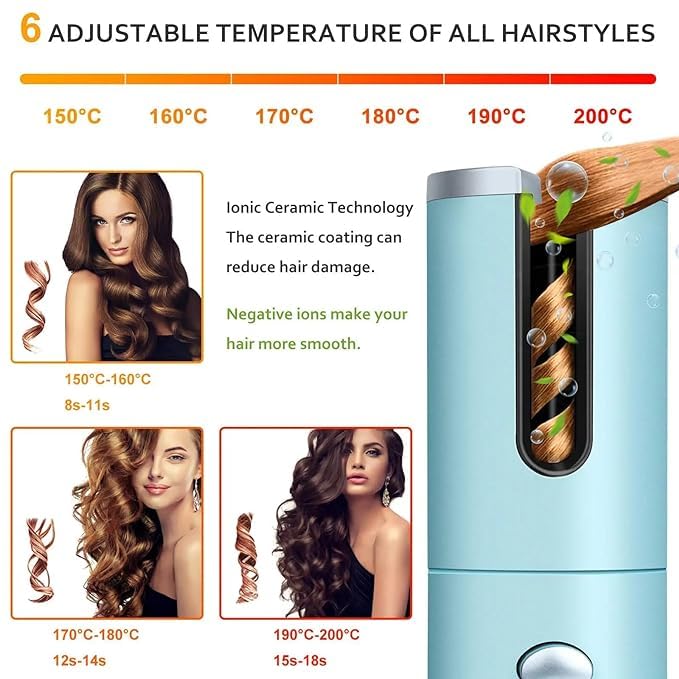 Automatic Cordless Hair Curler