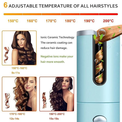 Automatic Cordless Hair Curler