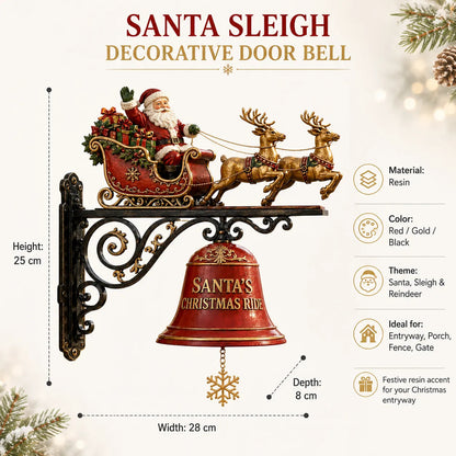 🎅🔔Santa Sleigh Decorative Door Bell