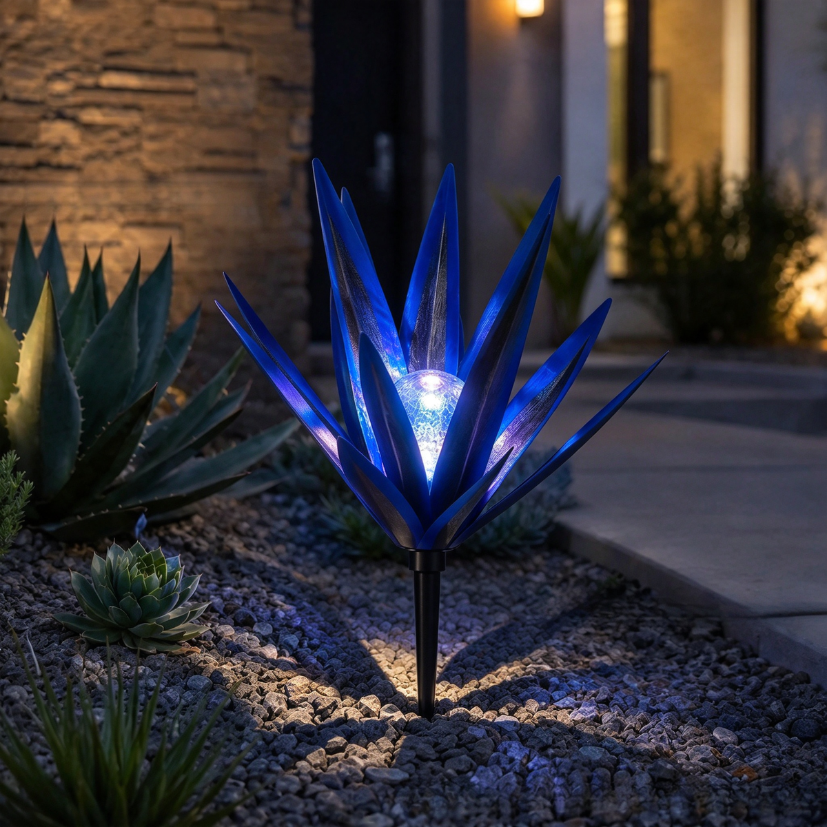 🌞Solar Agave Garden Stake Light