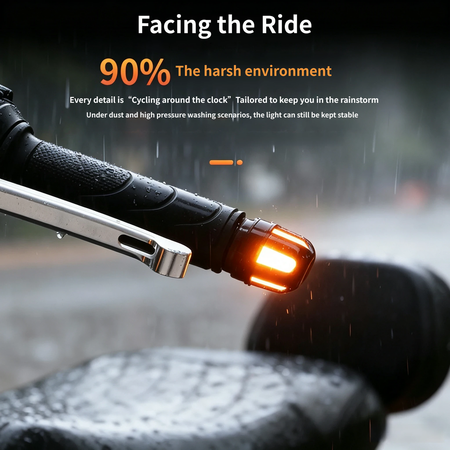 ⚡ LED Motorcycle Bar End Turn Signals – 4 Colors, Universal Fit 99% of Models⚡