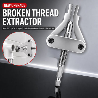 🛠️ Broken Pipe Thread Extractor | Fast Drill-Powered Broken Fitting Removal Tool