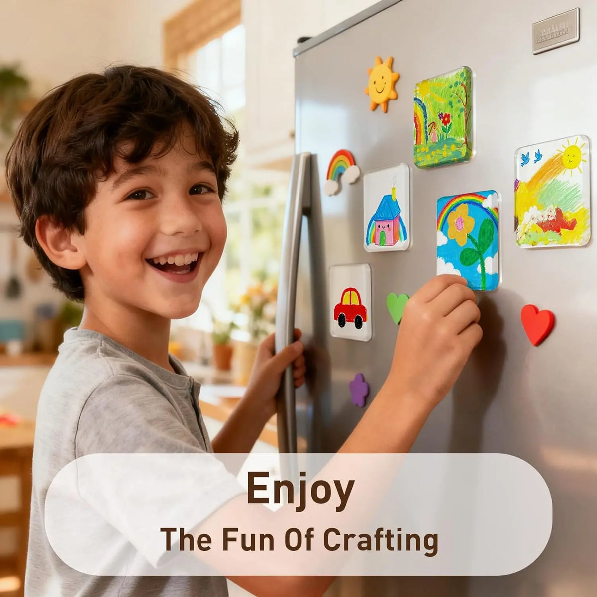 🔥 50% OFF DIY Acrylic Photo Magnet Kit – Create Custom Fridge Magnets in Minutes