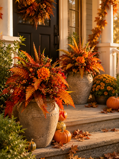 💥Hot Sale 49% off 🍂 Autumn Harvest Floral Garden Stake Arrangement