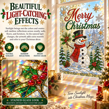 🎄🪟Christmas Classics Scenic Window Sticker – Turn Every Window Into a Christmas View