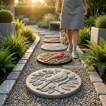 🐦 Hummingbird Garden Art Stepping Stone Mold