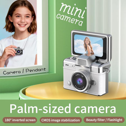 📸Retro Vintage Mini Digital Camera Starter Kit (Includes 32GB MicroSD Card)