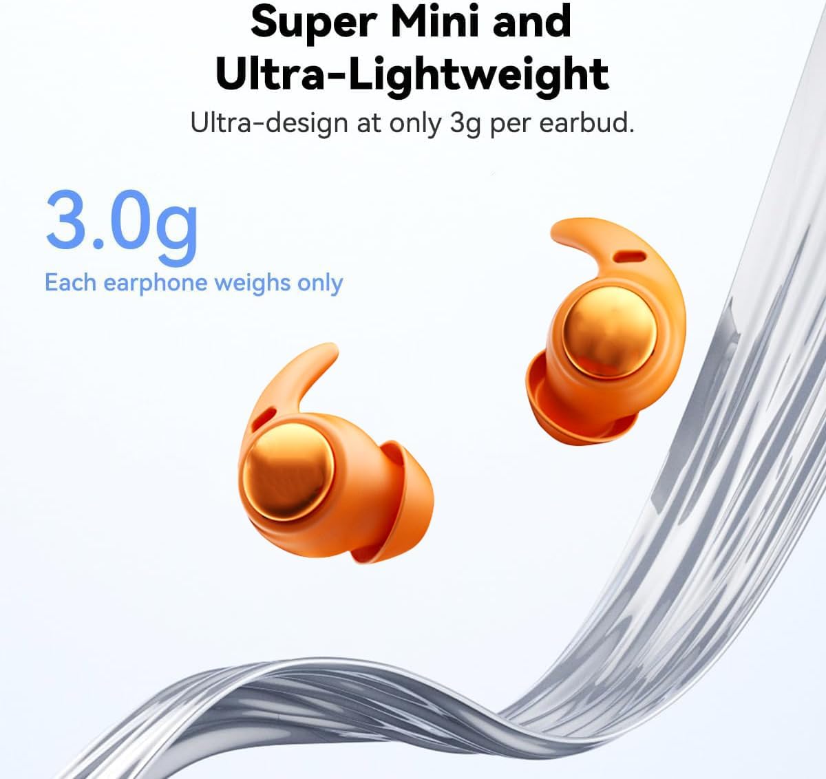 🎧Mini Sleep Translation Earbuds-Ultra‑light In‑Ear Headphones for Sleeping