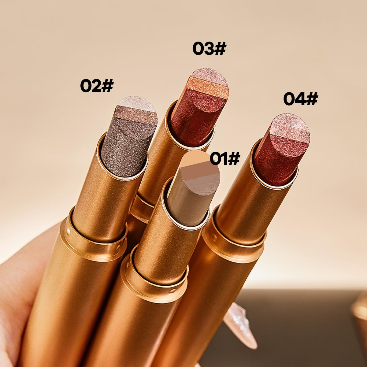 🏆Flash Sale⚡50K+ SOLD! Almost Gone-💥# 3‑Color Gradient Eyeshadow Stick