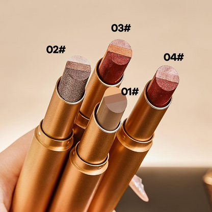 🏆Flash Sale⚡50K+ SOLD! Almost Gone-💥# 3‑Color Gradient Eyeshadow Stick