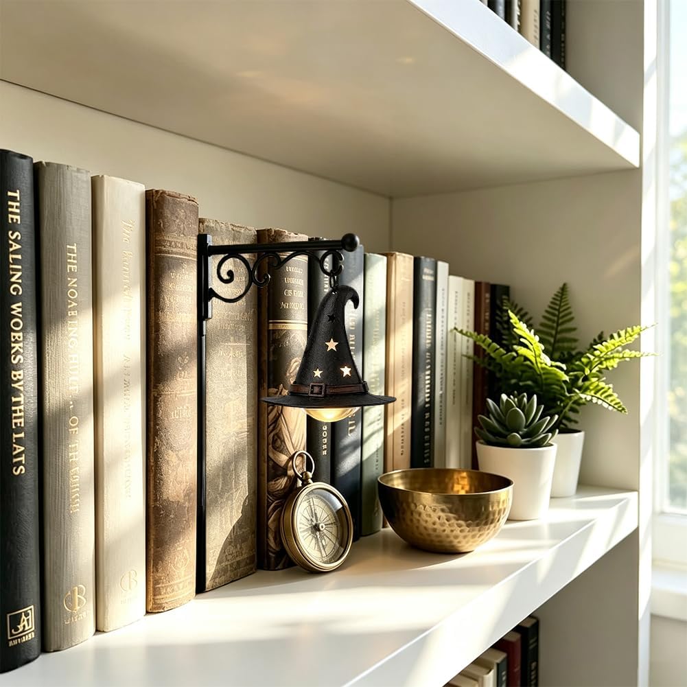 🎃 Halloween  Bookend Light | Gothic Spooky Home Decor