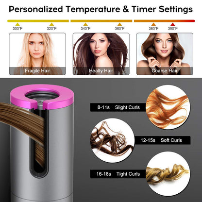 Automatic Cordless Hair Curler
