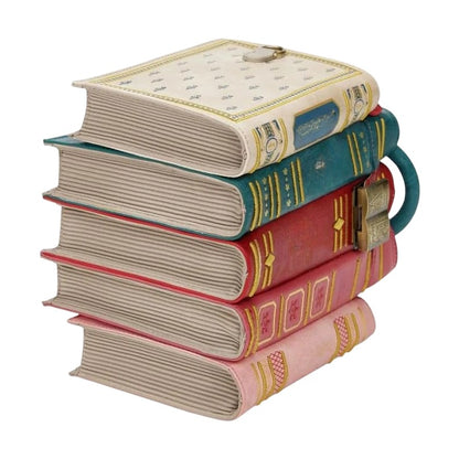 🎒Vintage Stacked Book Backpack