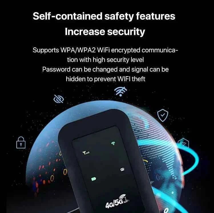 📶 Pocket WiFi – Ready in Seconds No Setup. No Hassle. Just Connect.