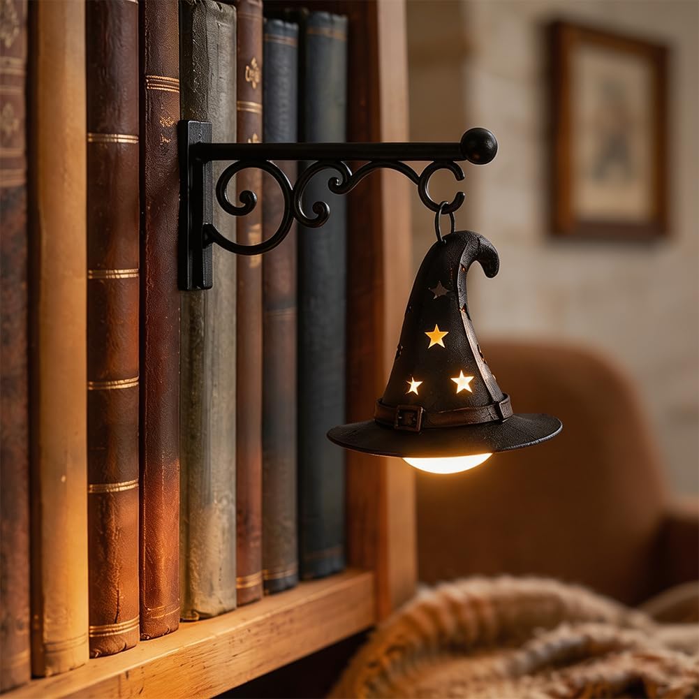 🎃 Halloween  Bookend Light | Gothic Spooky Home Decor