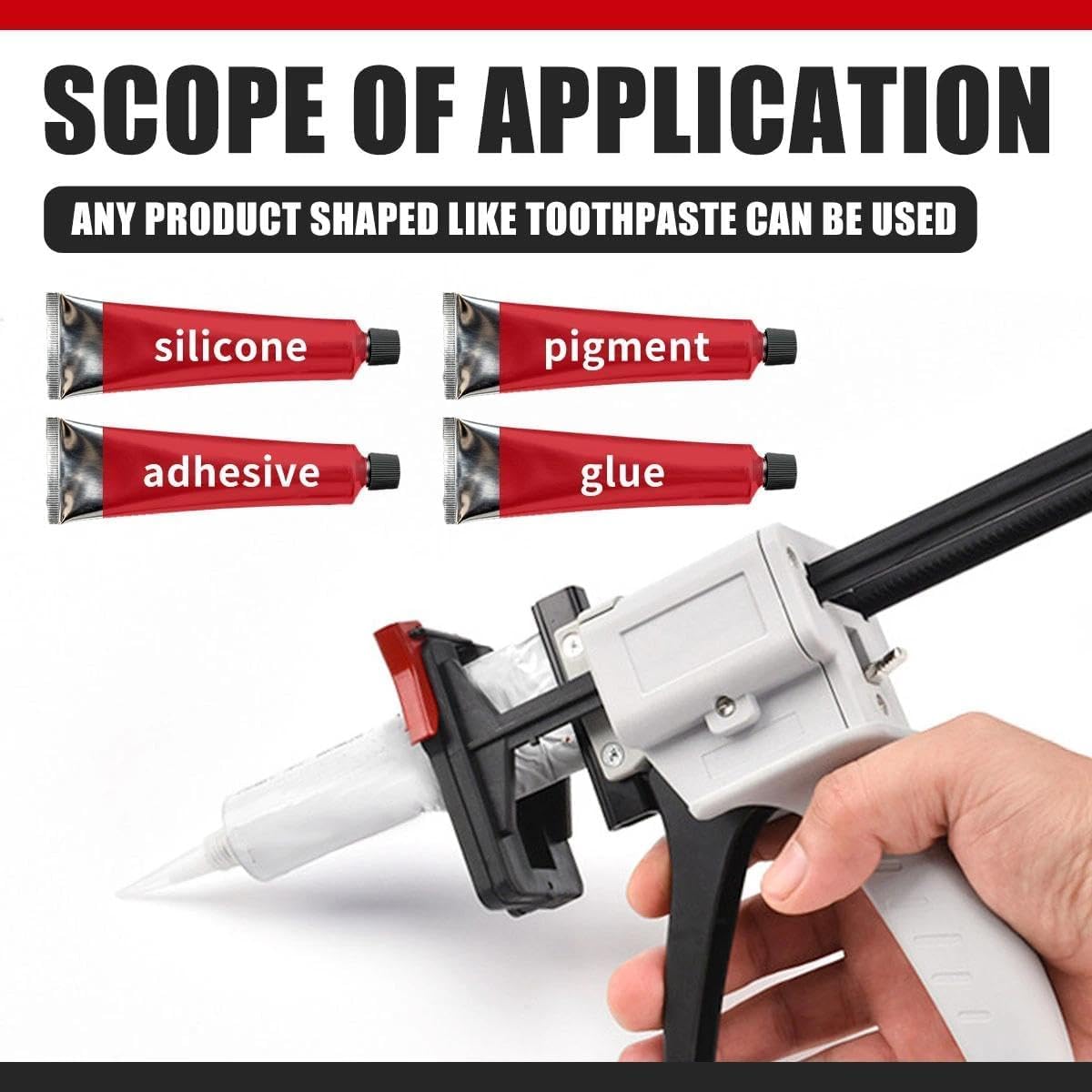 Silicone Tube Gun Squeezer-Save Every Drop Of Your Tube Supplies