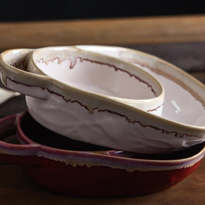 🍚Divided Ceramic Soup & Side Bowl-2‑in‑1 Ergonomic Ceramic Bowl For Soup, Snacks & Casual Meals