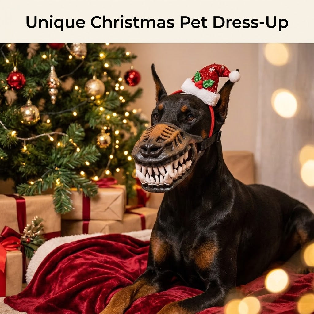 🦖 Prehistoric Predator Pet Muzzle — Make Your Pet the Star of the Party