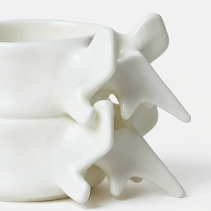 🦴 Spine Vertebra Ceramic Mug | Unique Anatomy Coffee Cup