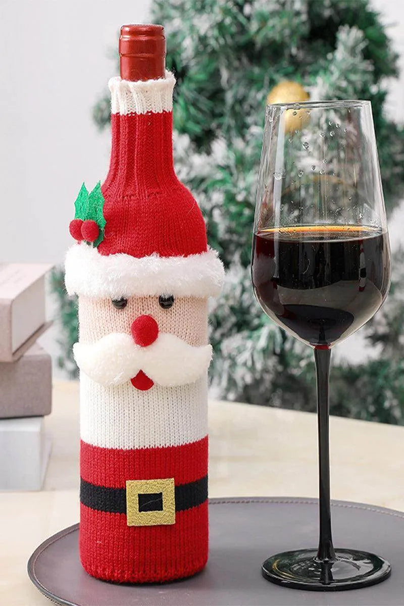 🎅 Christmas Knitted Bottle Covers 🦌