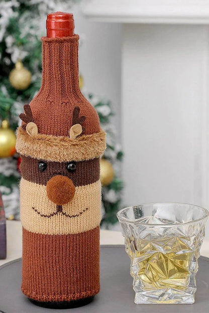 🎅 Christmas Knitted Bottle Covers 🦌