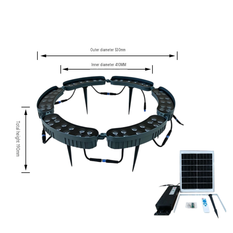 🌳Ring-Shaped Solar Tree Lights - Weatherproof Outdoor Spotlights Ideal for Trees,Pillars, and Gardens