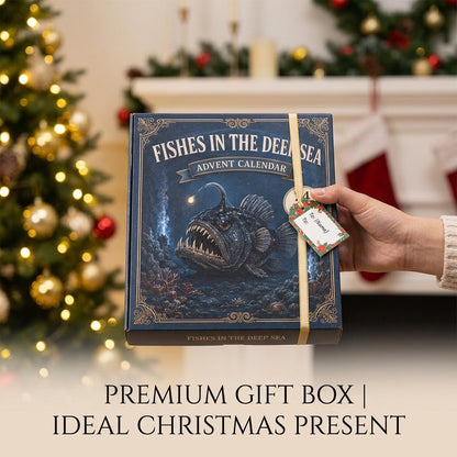 🐠Deep Sea Fish Advent Calendar 2026 - 24-Day Festive Countdown, Acrylic Charms Blind Box