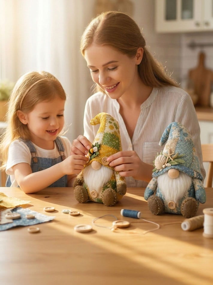 🎁 DIY Patchwork Gnome Kit – Create Your Own Cozy Decor