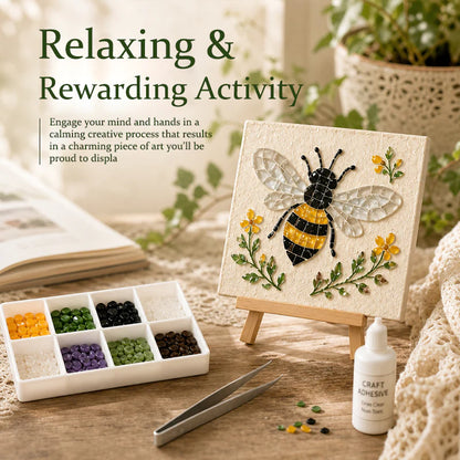 🪴 Garden Mosaic Art Craft Kit | Beginner Friendly DIY Glass Tile Mosaic Painting Set