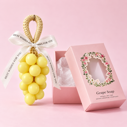 🍇 Handmade Grape Soap – Small-Batch Natural Oil Soap with Gentle Scent 💜